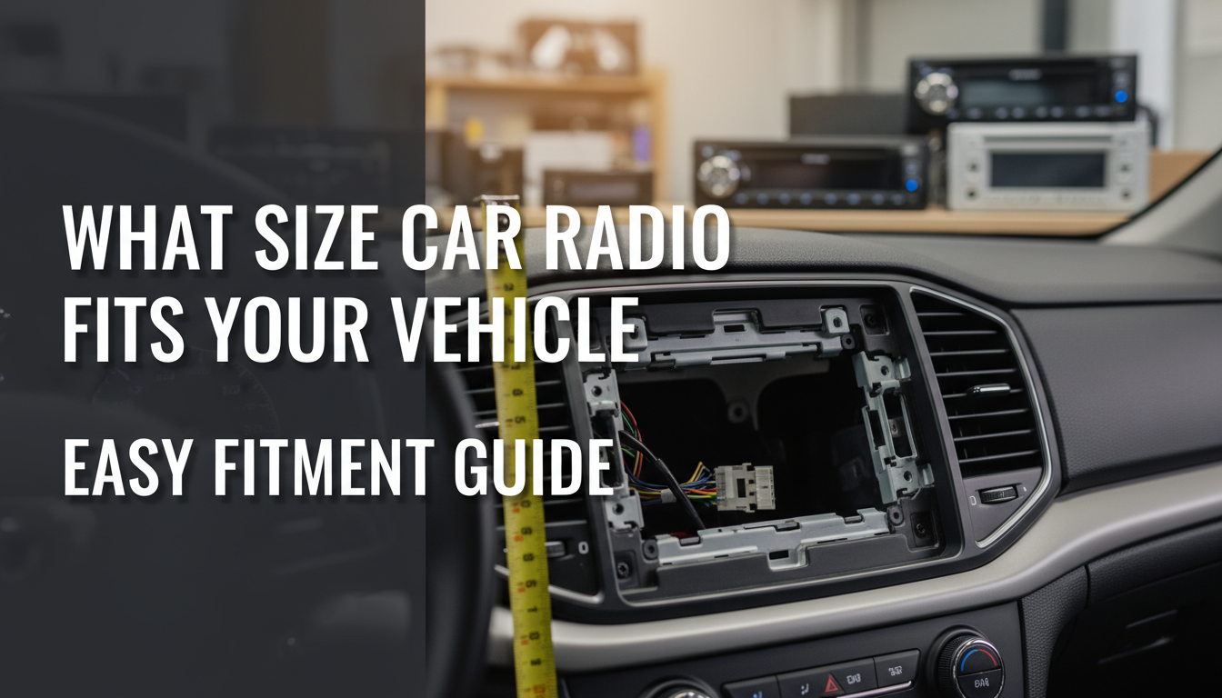 What Size Car Radio Fits Your Vehicle Easy Fitment Guide