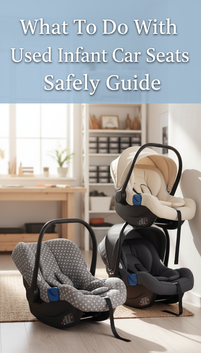 what to do with used infant car seats