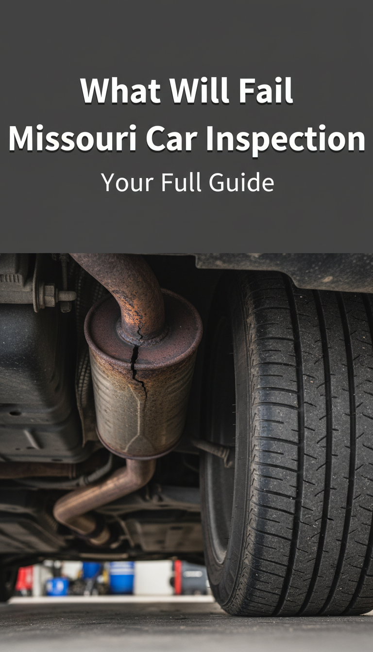 what will fail a car inspection in missouri