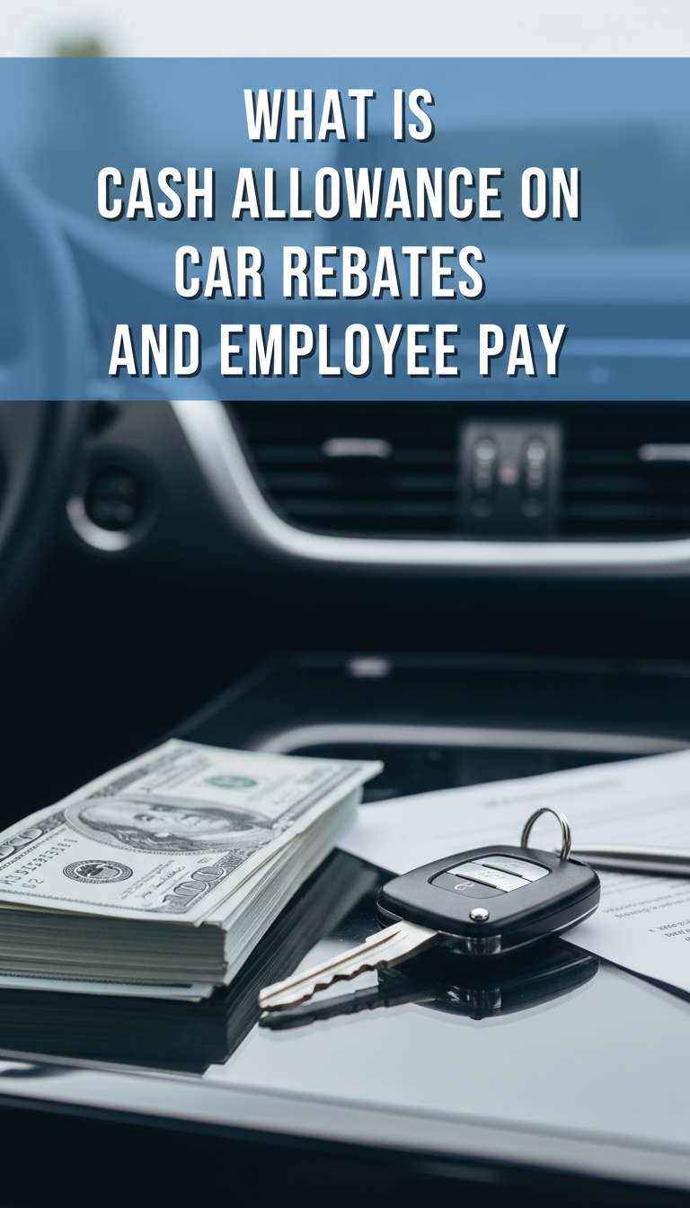 what is cash allowance on a car