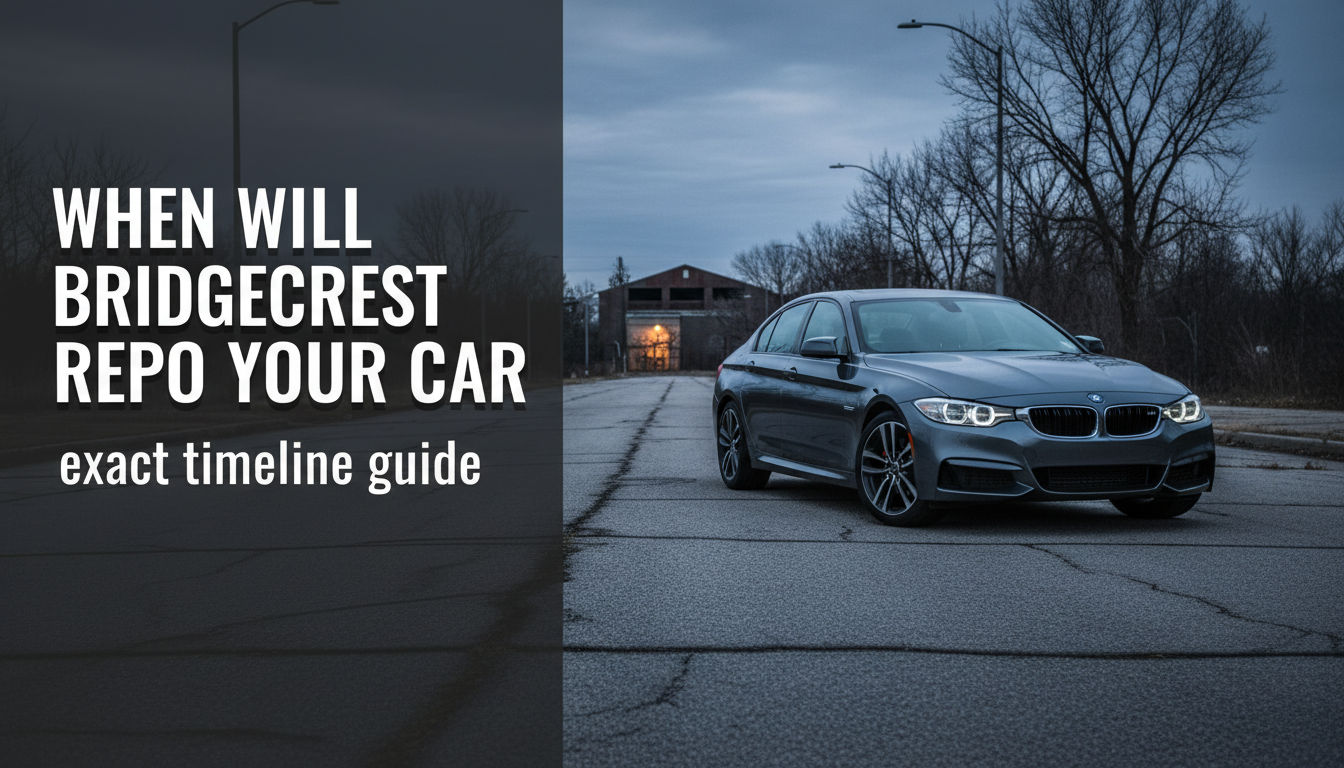 When Will Bridgecrest Repo Your Car Exact Timeline Guide