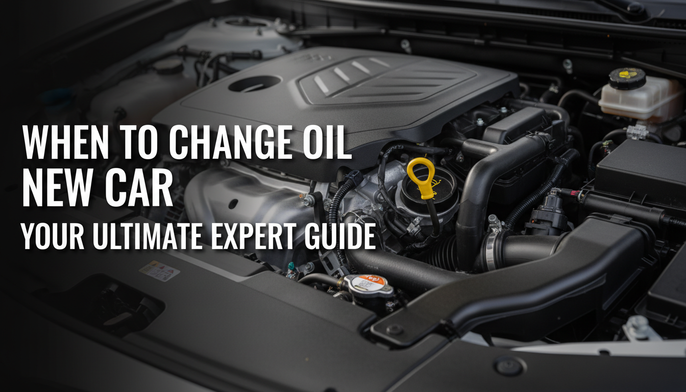 When to Change Oil New Car Your Ultimate Expert Guide