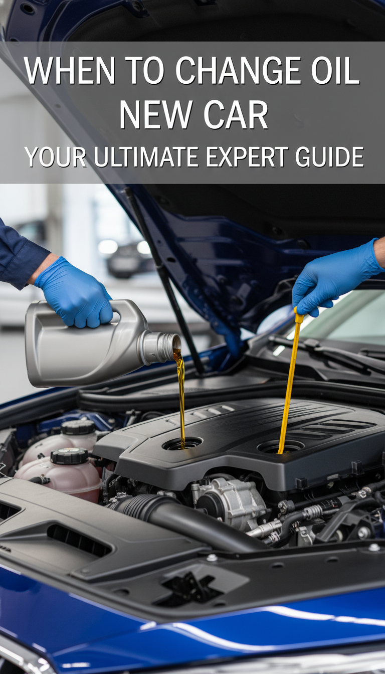 when to change oil for new car