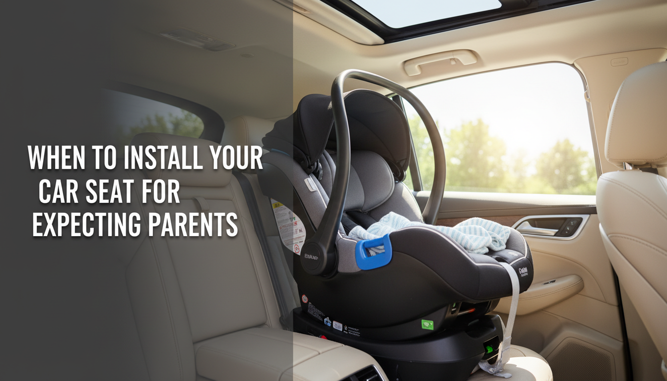 When to Install Your Car Seat For Expecting Parents
