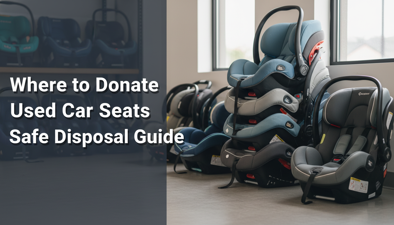 Where to Donate Used Car Seats Safe Disposal Guide