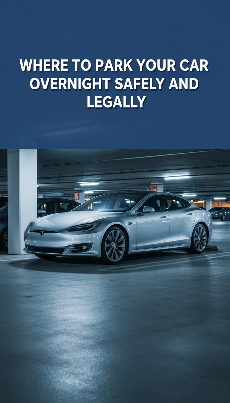 where can you park your car overnight