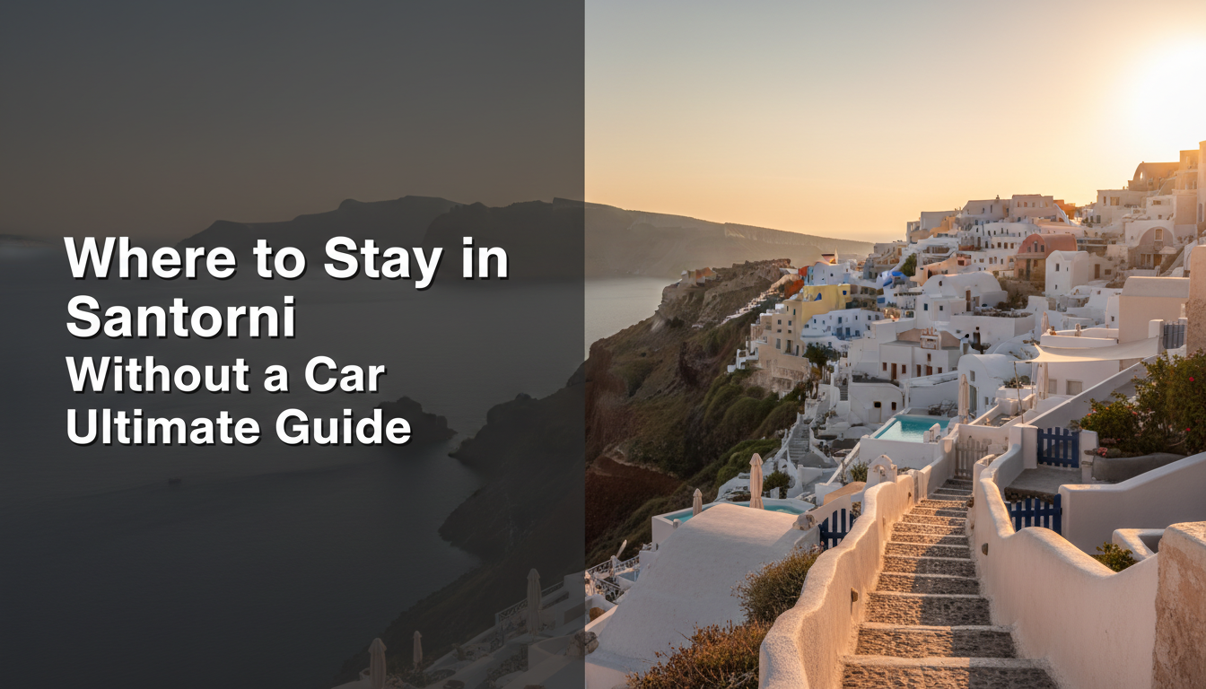 Where to Stay in Santorini Without a Car Ultimate Guide [year]