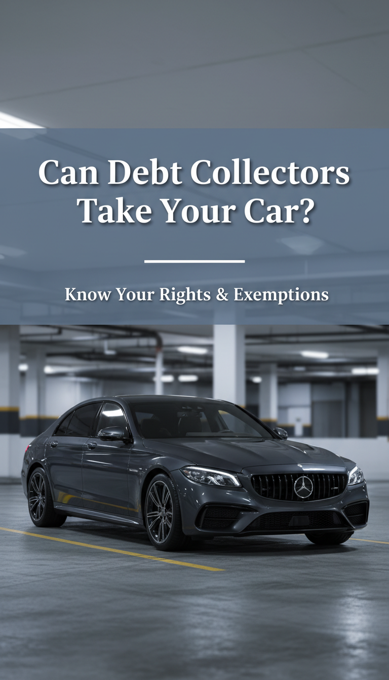 Can Debt Collectors Take Your Car? Know Your Rights & Exemptions 1 can debt collectors take your car