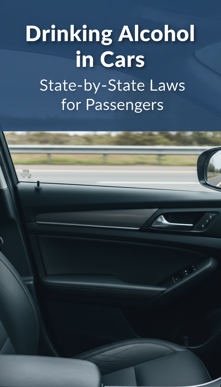 can car passengers drink alcohol