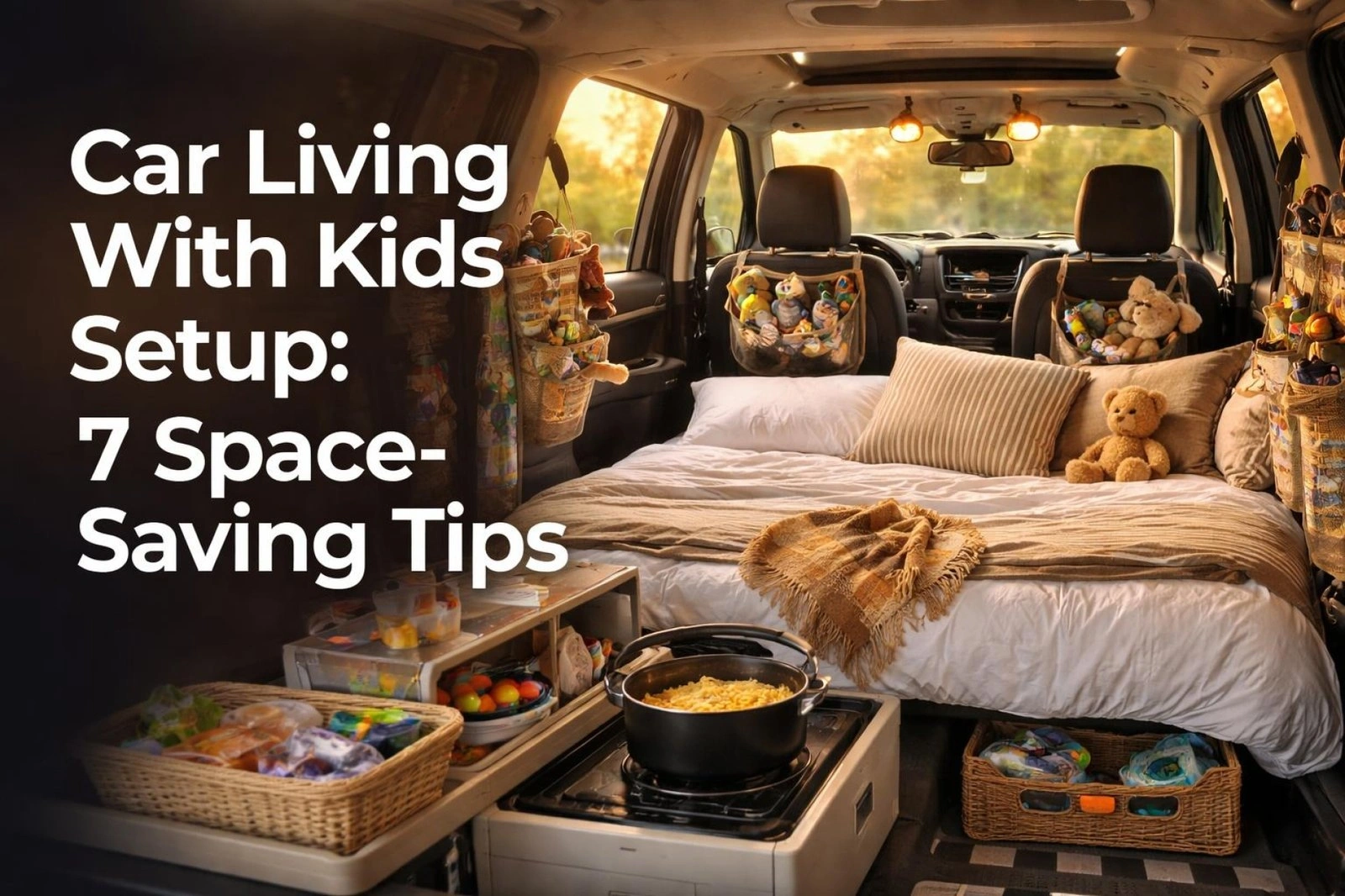 Car Living With Kids Setup: 7 Space-Saving Tips in 2026 - CarXplorer